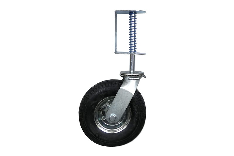 Shepherd Hardware 9798 8-Inch Pneumatic Spring-Loaded Gate Caster, 200-lb Load Capacity and Universal Mount - Image 2